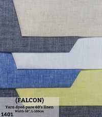 Falcon Yarn Dyed Pure 60''s Linen Shirting Fabric