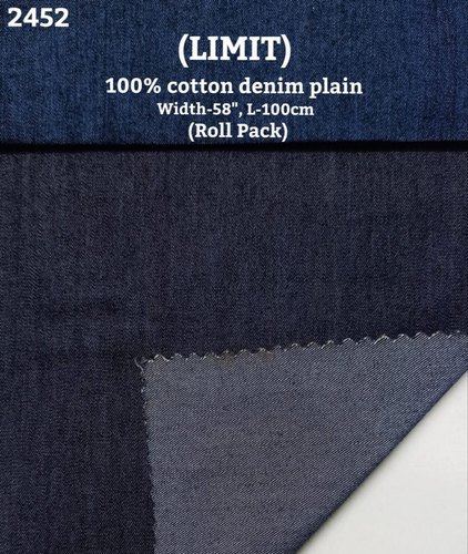 Limit 100% Cotton Denim Print Shirting Fabric
