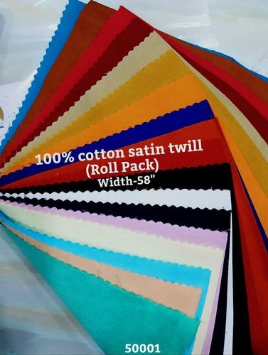 Satin Twill Shirting Fabric