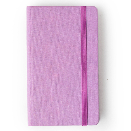 Comma Weave - A6 Size - Hard Bound Notebook - (Lilac)