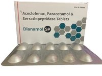 Aceclofenac, Paracetamol & Serratiopeptidase Tablet