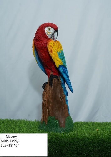 Multi Color Macow Statues