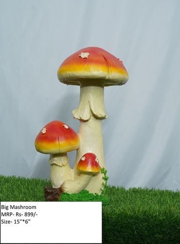 Multi Color Big Mushroom Statues