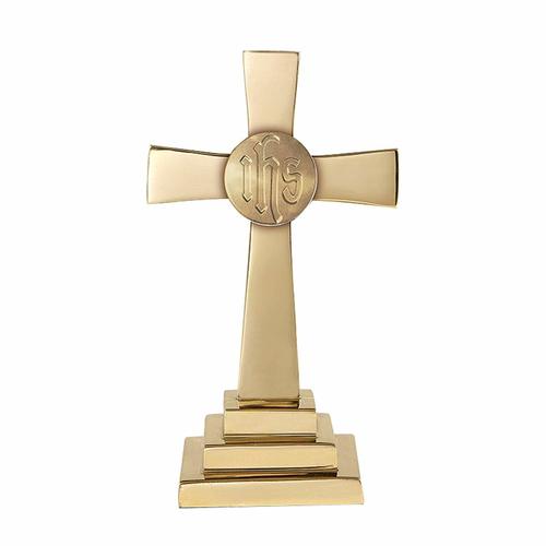 BRASS ALTAR CROSS CHURCH SUPPLIES