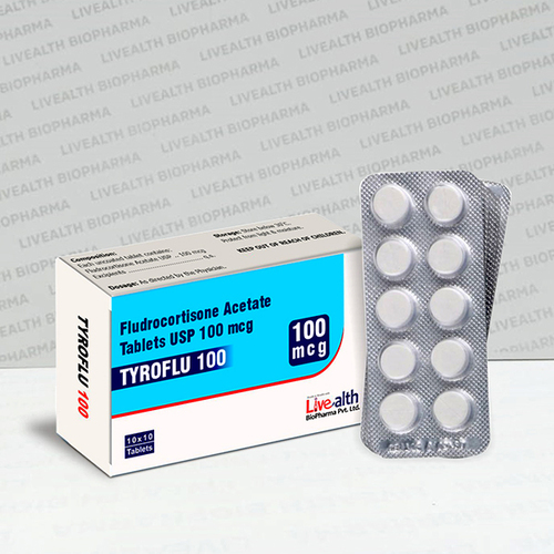 Fludrocortisone Acetate Tablets 100 mcg By LIVEALTH BIOPHARMA PVT. LTD.