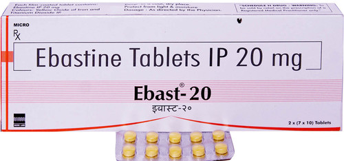 Ebastine Tablest IP 20 mg