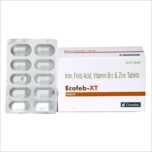 Iron Folic Acid Vitamin B12 and Zinc Tablets