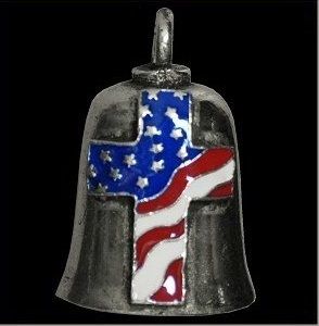 BRASS AMERICAN FLAG BELL CHURCH SUPPLIES