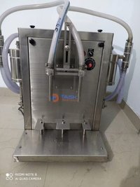 semi automatic lubricant oil filling machine