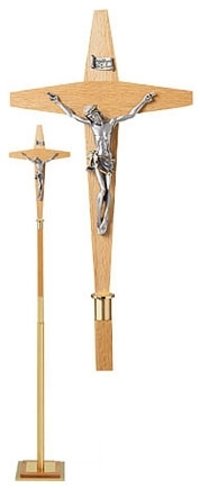 BRASS AND WOOD CHURCH CROZIER CHURCH SUPPLIES
