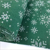 Green Loop Knitted Fabric
