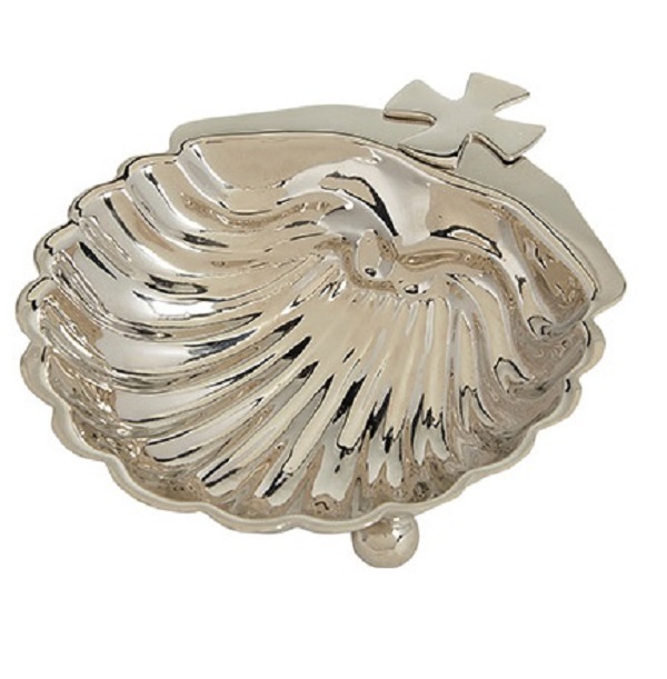 ALUMINIUM SILVER BAPTISM WITH CROSS CHURCH SUPPLIES