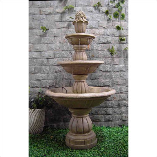 Stone Garden Fountains Within Pond By MAN MOHAN STONES