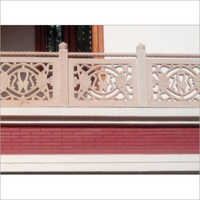 Square Stone Jali Railings