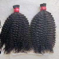 Steamed Afro Micro Kinky Curly Human Hair