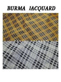 Polyester Knitted Burma Jacquard Fabric