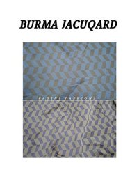 Polyester Knitted Burma Jacquard Fabric