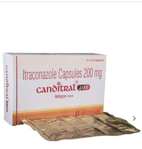 Itraconazole Capsules 200 mg (Canditral)