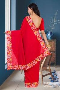 Designer Embroidery Saree