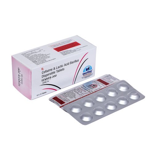 Cefixime 200mg & Lactic Acid Bacillus Dispersible Tablets