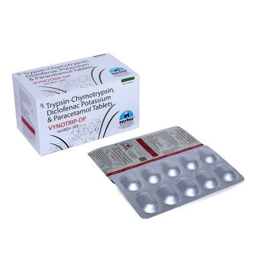 Diclofenac 50mg Paracetamol 325mg And Trypsin Chymotrypsin 50000 Armor Tablets