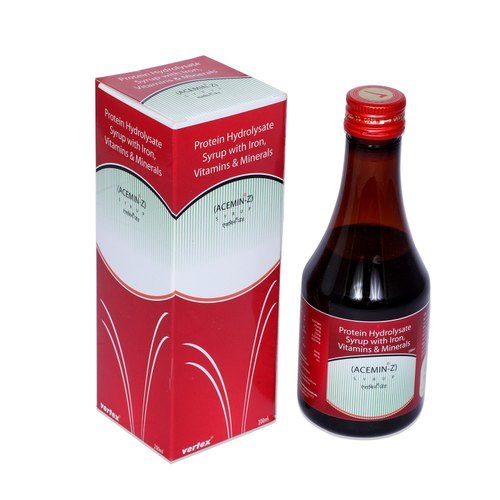 Protein Hydrolysate Syrup With Iron Vitamins and Minerals Syrup By VERTEX INDIA HEALTHCARE