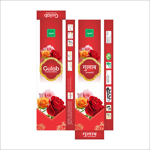 Gulab Incense Sticks Packaging Box