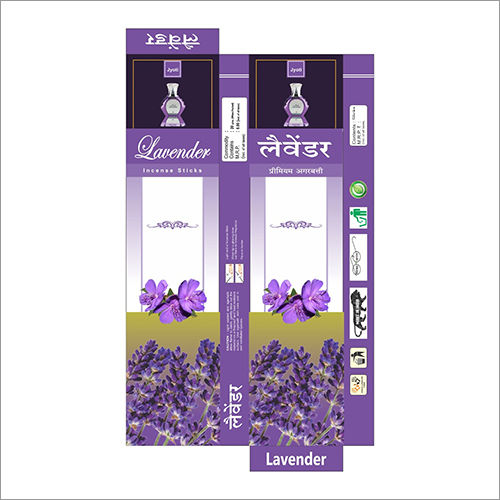 Lavender Premium Incense Sticks Packaging Box