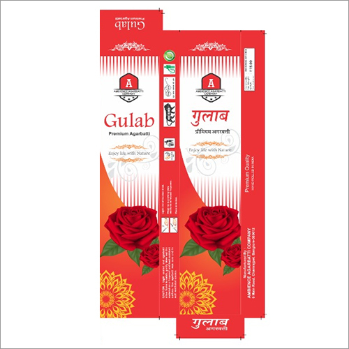 High Quality Gulab Incense Sticks Box
