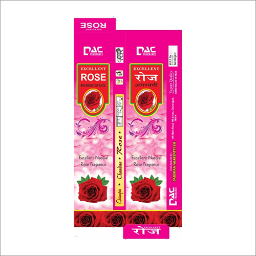 Excellent Rose Incense Sticks Box By NAVDEEP PRINTING & PACKAGING