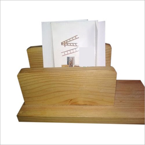 Wood Wooden Card Holder
