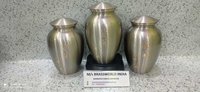 BRASS GOLDEN PET PAW ENGRAVED SILVER CREMATION URN FUNERAL SUPPLIES