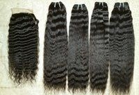 Steam Curly Transparent Lace Frontal 13x4