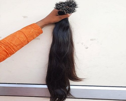 Indian Straight I-tip  Human Hair