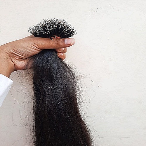Indian Straight I-tip  Human Hair