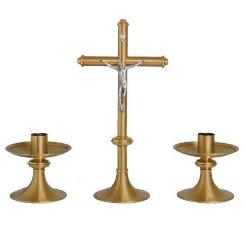 ALTAR CANDLE STAND SET OF THREE CHURCH SUPPLIES