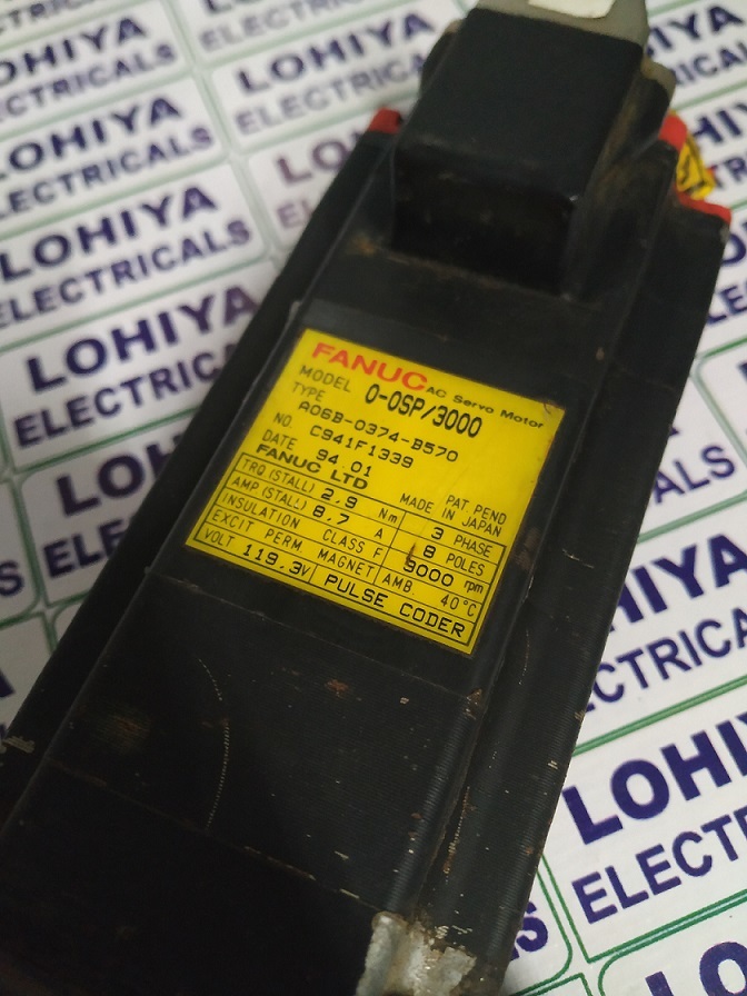 FANUC A06B-0374-B570 AC SERVO MOTOR