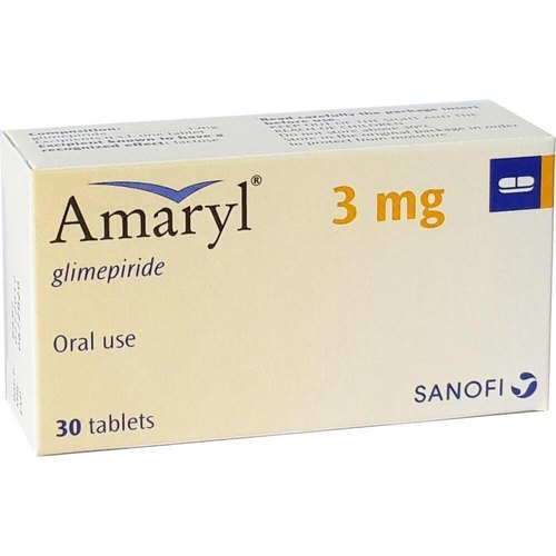 Glimepiride Tablets I.P. 3 mg (Amaryl)