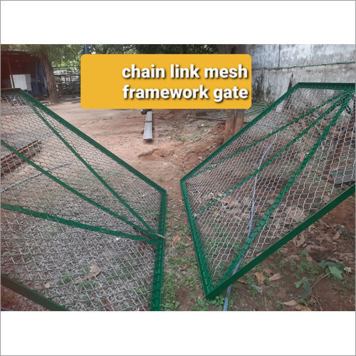 Gate Framework Chain Link Mesh