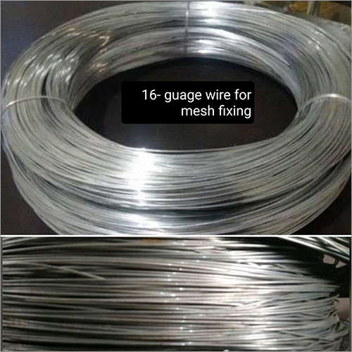 Silver 16 Gauge Fixing Wire Mesh