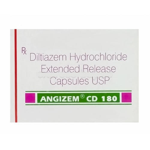 Diltiazem Hydrochloride Extended Release Capsules USP 180 mg