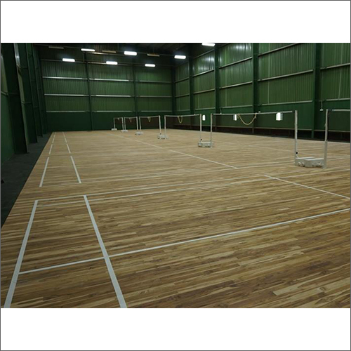 Indoor Doubles Badminton Court 