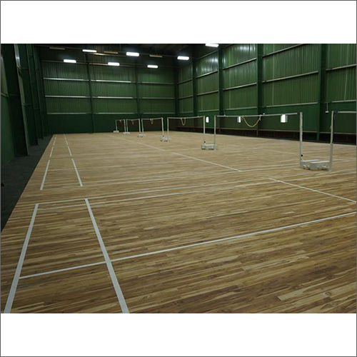 Indoor Doubles Badminton Court