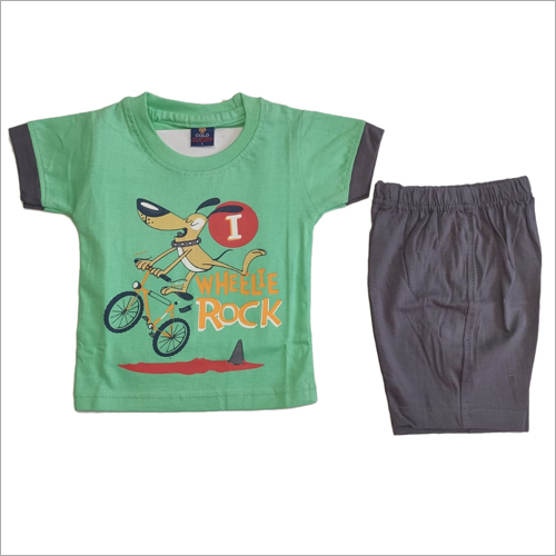 Kids Printed Fancy T-Shirt and Shorts