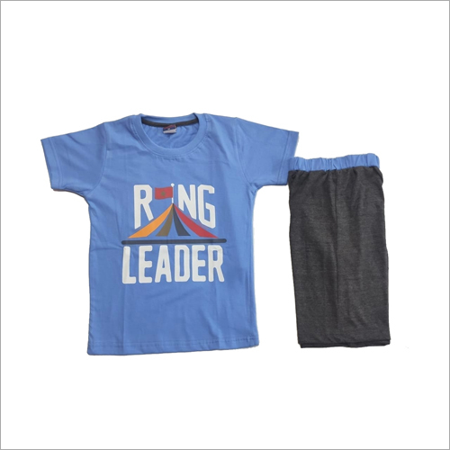 Printed T-Shirt and Shorts