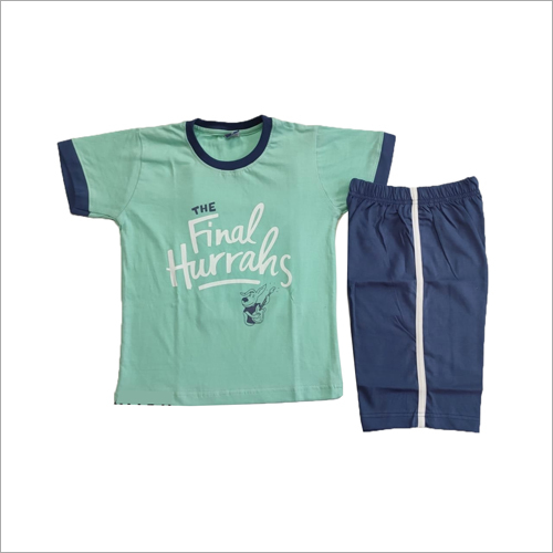 Kids Printed Casual T shirt and Shorts