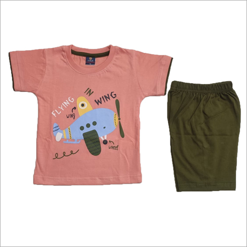 Digital Print T-Shirt and Shorts