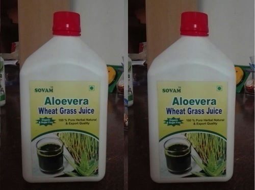 Organic Aloe Vera Wheat Grass Juice