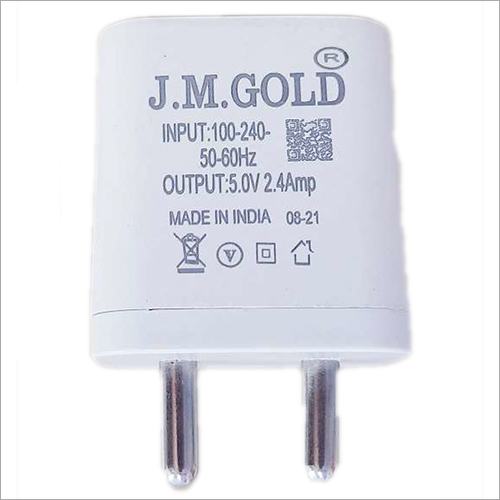 Single USB 2.4 or 5V Charger Adapter