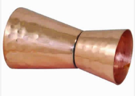 Double Sided Copper Hammered Design Peg Measure